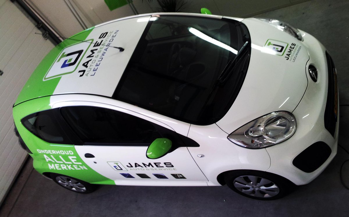 uartreclame's tweet photo. 50% wrapping James auto service #C1 #citroen #reclame #signmaking http://t.co/LBnPKHo7qN