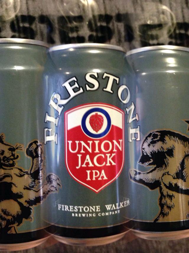 First can of <a href="/FirestoneWalker/">Firestone Walker</a> Union Jack off the line!