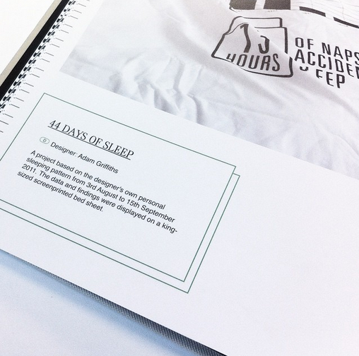 ra_bear's tweet photo. My '44 Days of Sleep' is in the new @PromopressEd 'Infographics - designing &amp; visualizing data' book, go cop! http://t.co/pnn754AWNp