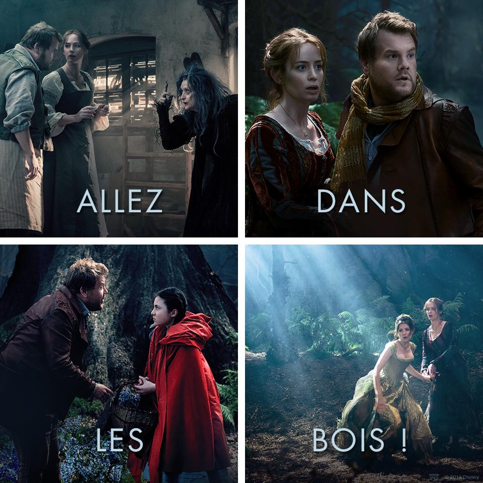 DisneyFR's tweet photo. Allez dans les bois ! #IntoTheWoods http://t.co/U5c6G624Zd