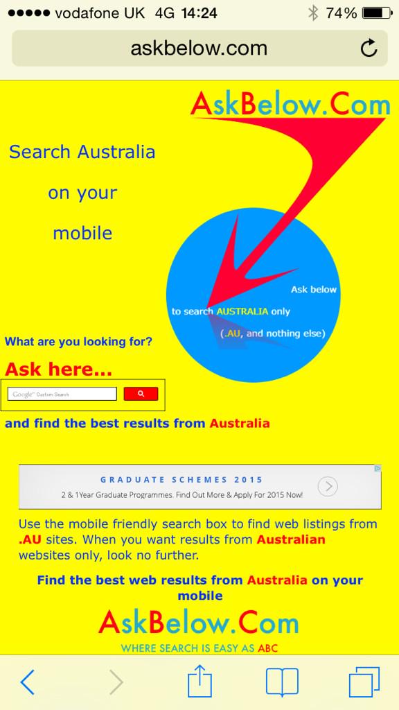 AskBelow's tweet image. The new brighter mobile search pages might be too dazzling for some people. Maybe. Maybe not.