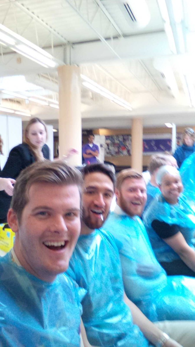 BrendonBarbs's tweet photo. Pies in the face for suicide awareness! #DoubtFireFace http://t.co/vGVcpGJvtG