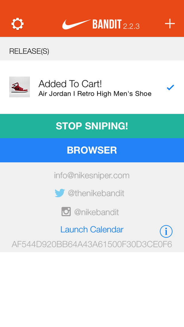 BackSpinBlog's tweet photo. Just added Air Jordan I Retro High Men's Shoe to cart with @thenikebandit bot! RT http://t.co/yeYBzaUzhq