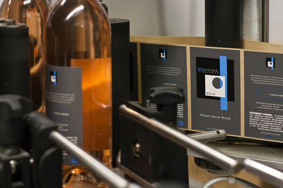 We can't wait to taste <a href="/blustonewine/">Blustone Vineyards</a>'s 2014 Pinot Noir Rosé! #DrinkMI