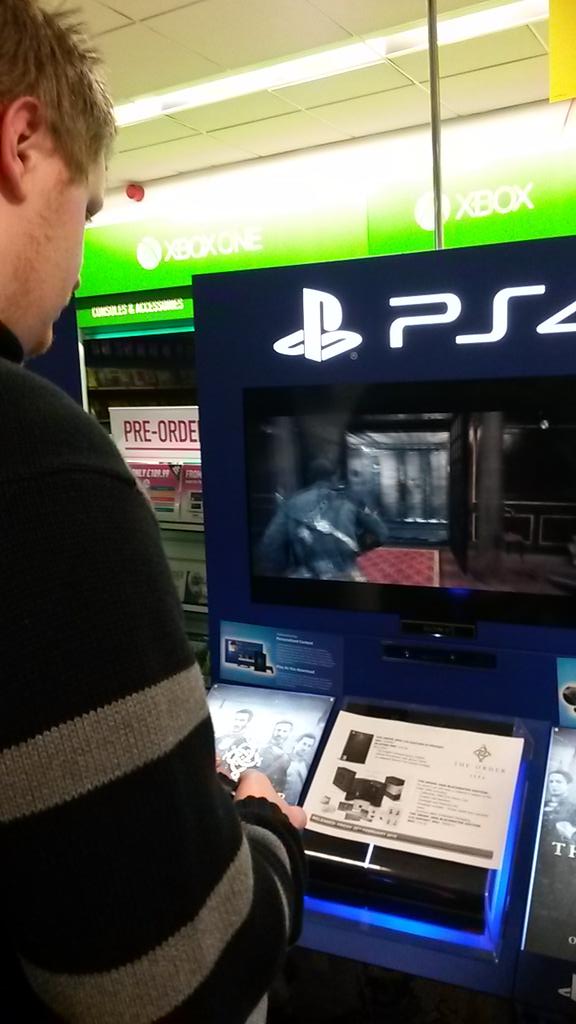 SBrown792's tweet photo. Playing the order at game
#GAMElockin #TheOrder1886 http://t.co/Z4KO0aENqD
