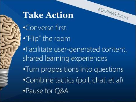 GlennaWiseman's tweet image. Amazing #webinar tips @RogerCourville #dmnwebcast; facilitate &quot;mental wrestling&quot; to engage #MarketingStrategy