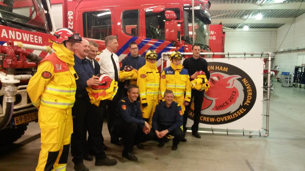 Specialistische kleding voor Handcrew Overijssel. Unieke samenwerking natuurbrandbestrijding Twente/IJsselland!