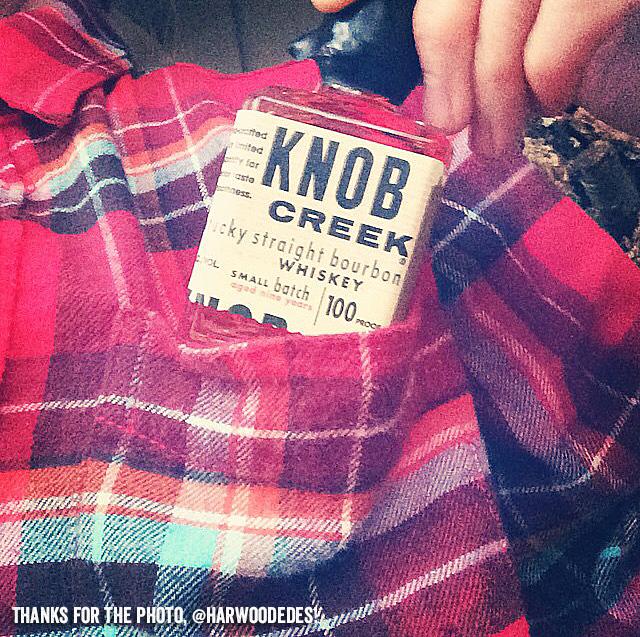 knobcreek's tweet image. What that front pocket is for.