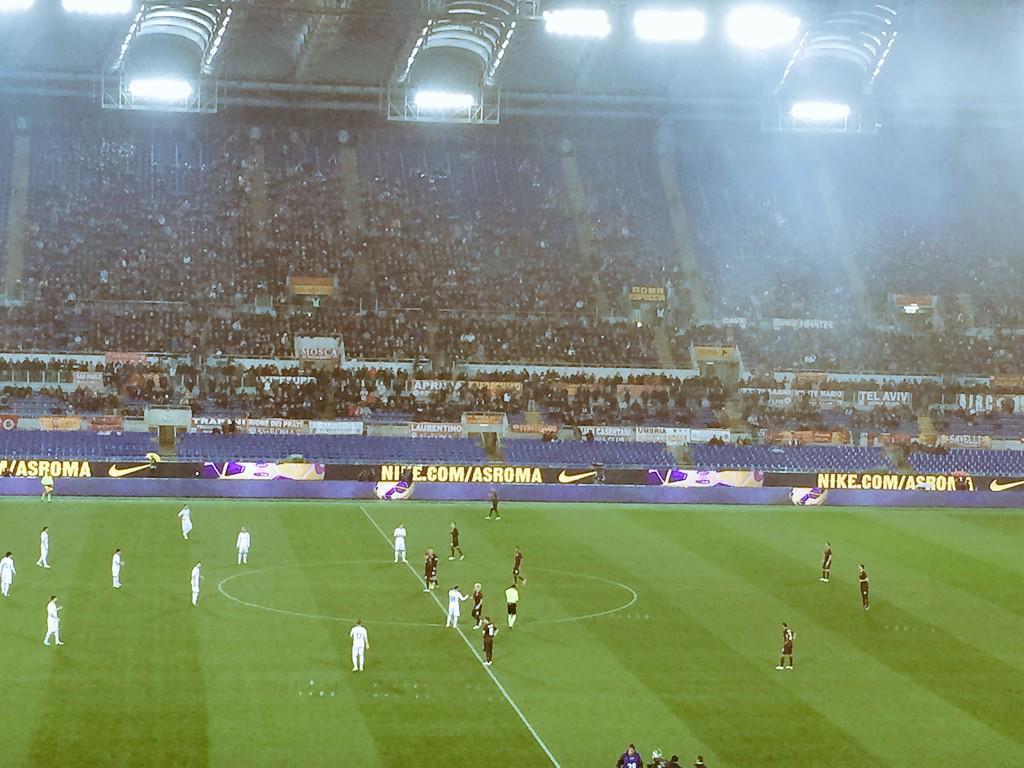 Video Roma-Fiorentina Coppa italia diretta gol live tempo reale