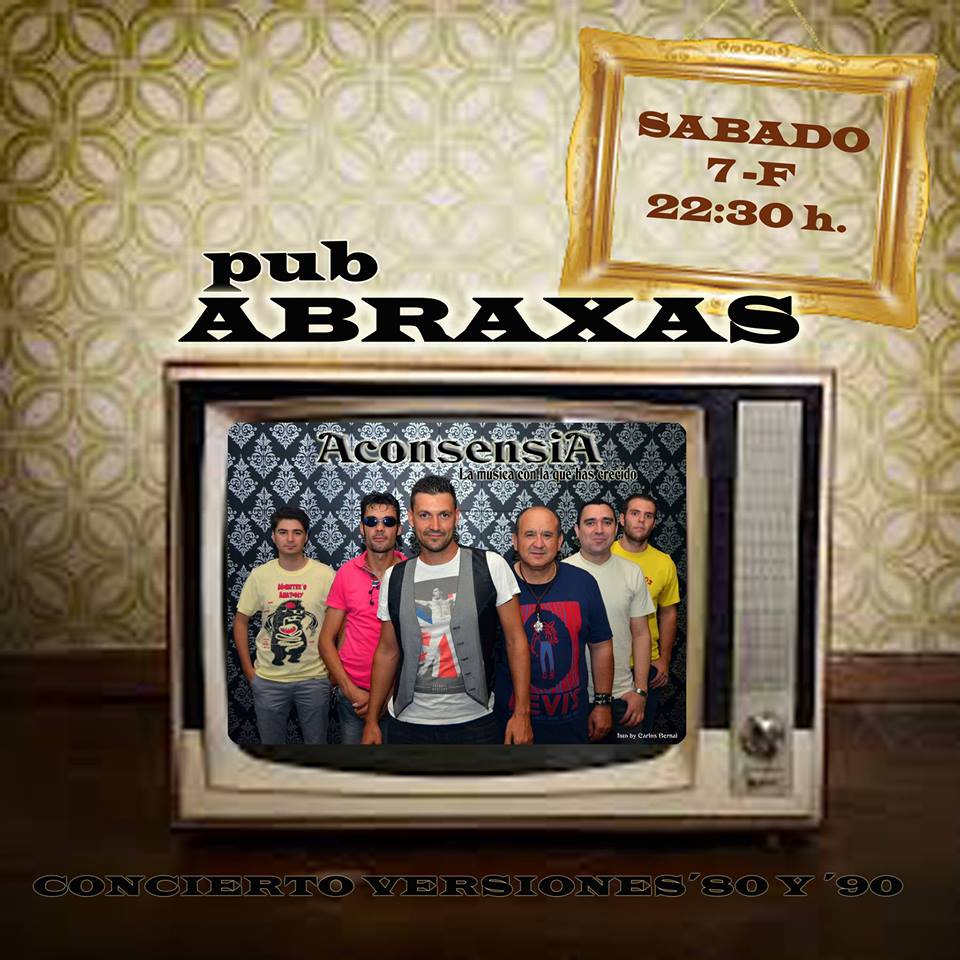 Este Sábado <a href="/PubAbraxas/">ABRAXAS</a> vuelve a confiar en nosotros para ofreceros la mejor música de los 80-90 . Te esperamos!