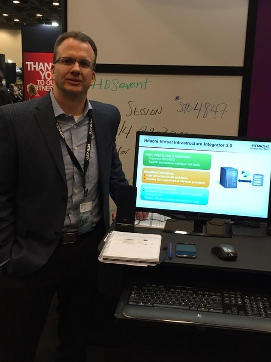 CarlaYashiro's tweet photo. RT @dineshsingh2004: Canadian business partner immensely excited with V2I 3.0 @HDScorp #vmwarepex #hdsevent http://t.co/ncok9RS12k
