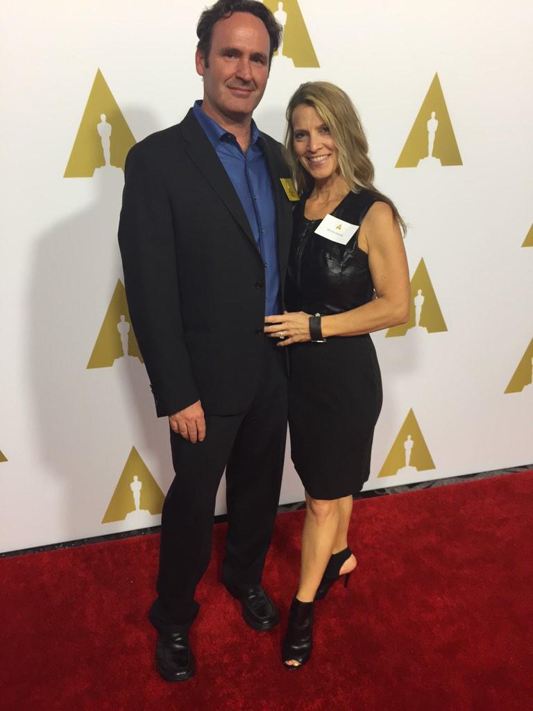FrickaFit's tweet photo. Fantastic celebration of Nominees yesterday !  So proud of my husband , Scott Fisher, FX Nominee for Interstellar. http://t.co/D3L9IcmLp8