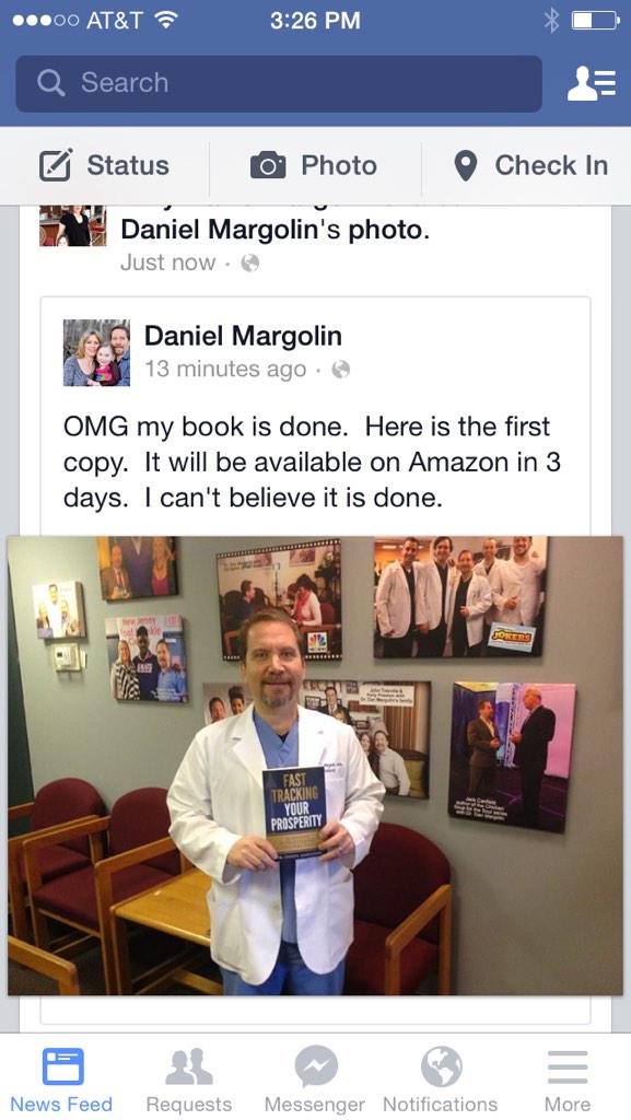 AmyJjjjj's tweet photo. My husband's book is here #FastTrackingYourProsperity !!!! http://t.co/EGSkp4zP8R