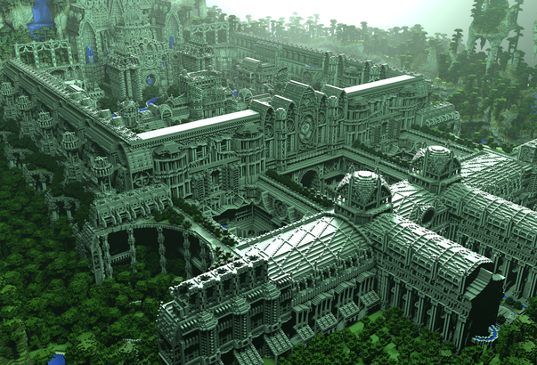 Thatoldkid's tweet image. Fun render of Gates of Immortal my first big build