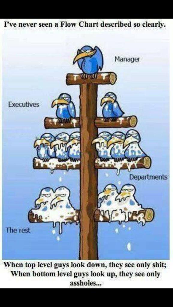 dereklaffan's tweet photo. Chain of command put so eloquently #OrgPsy http://t.co/653sf7t7U5