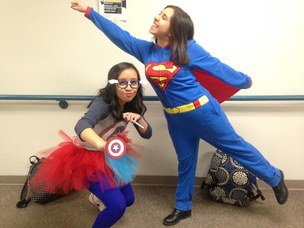 IrondequoitSC's tweet photo. Great start to iFest week with Superhero day everyone!! ππ₯ #iFest #SpreadThePride @Hannahbananaa00 @sydneykayla_24 http://t.co/KWPBqJ1hq4