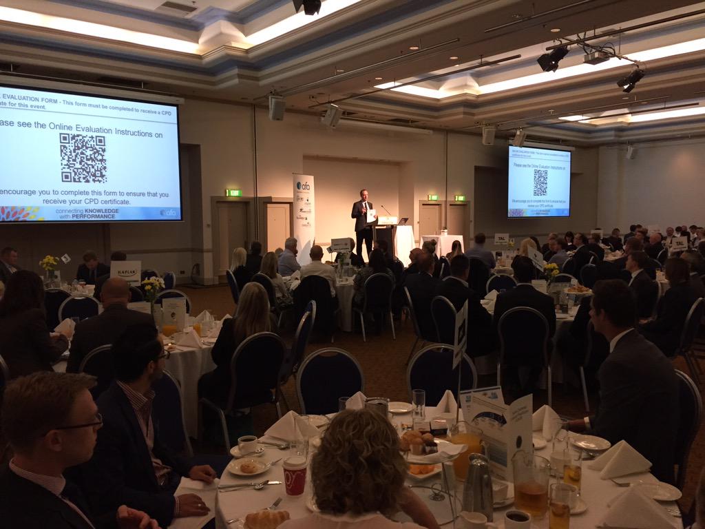 AFA_CEO's tweet image. #AFAau #genxt roadshow a full house in Adelaide. Connecting knowledge with performance and 4.5 CPD points @AFA_Voice