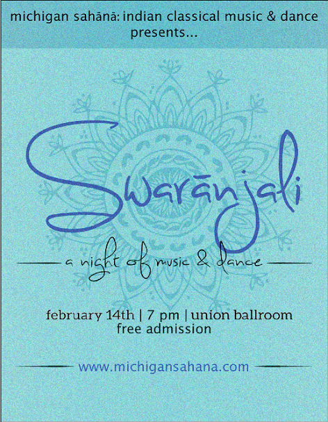 MGoIndia's tweet photo. Looking forward to @MichiganSahana annual show featuring Indian music in Michigan Ballroom on Feb 14 @GlobalMichigan http://t.co/RJWTz1CXL2