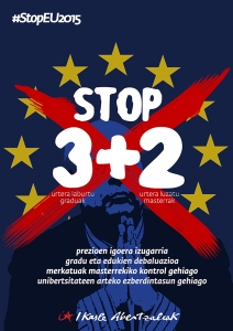ArrasatekoIA's tweet photo. Hamen dauketzue 3+2 izeneko lege berrixan inguruko informaziño apur bat. Irakurri, hausnartu ta eraldatu! http://t.co/saDs5SQAaM