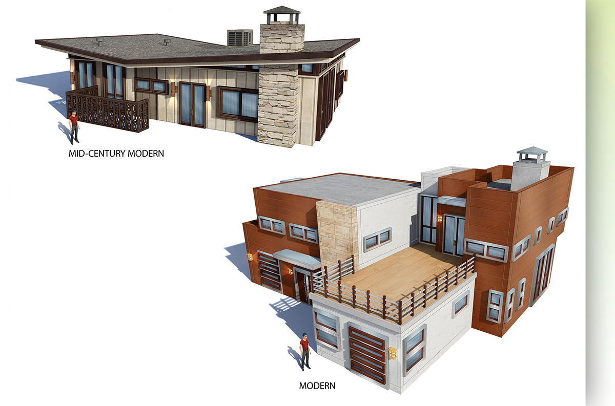 Modern Building Concept Art
