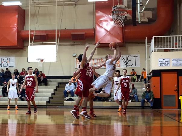 Foul and the bucket - Count It!  Varsity boys leading early. <a href="/TBTomcatBBall/">Tomcat Basketball</a>