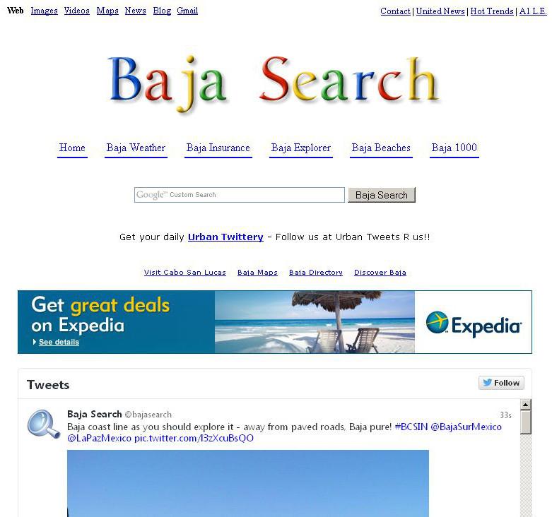 #BajaSearch estbl 2007 rolled out interim version 2.0 with similar looks yet better defined results @baja_sur #BCSIN
