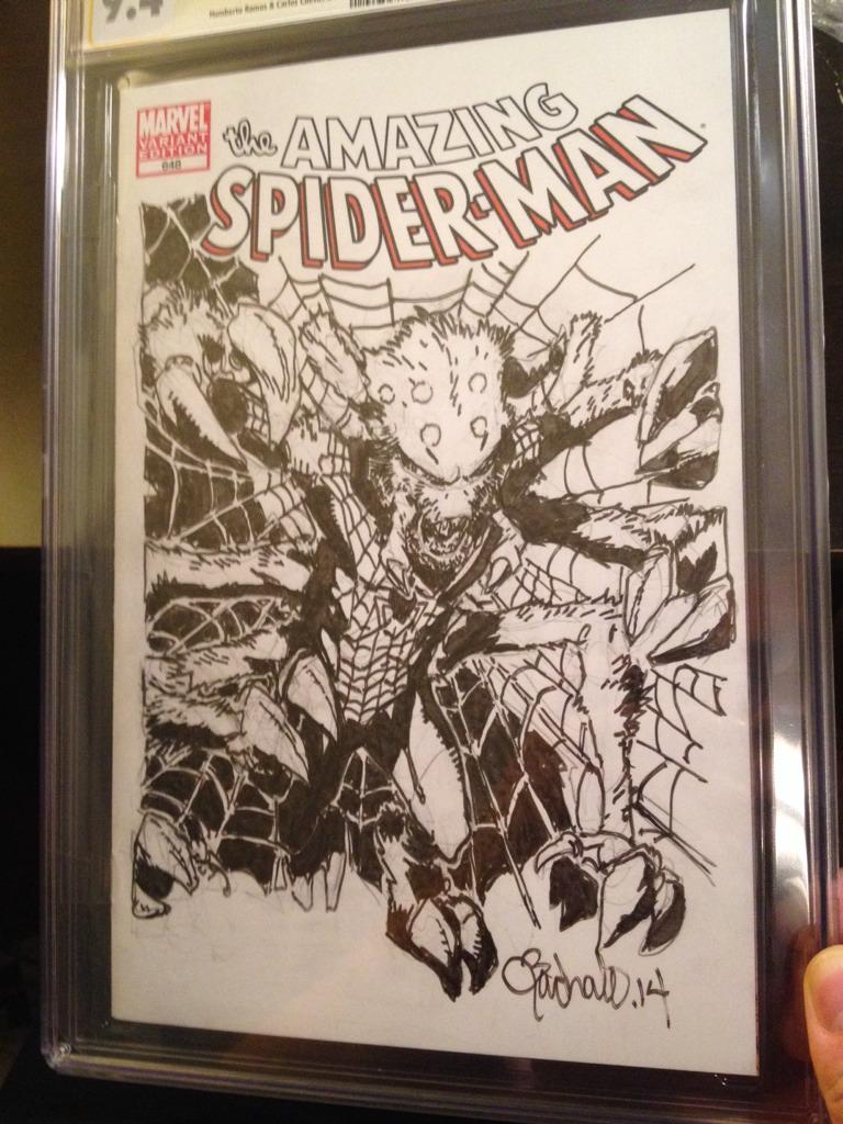 ComicsZombie's tweet image. Thank you for this @shadeX6! #Spiderman #manspider