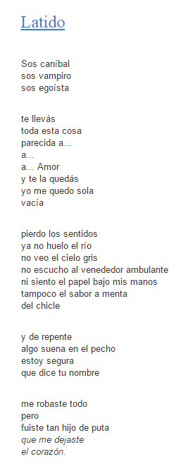 tejiendonubes's tweet photo. "me robaste todo
pero
fuiste tan hijo de puta
que me dejaste
el corazón"

http://t.co/jV3yfoC0AT
@CarooGarcia http://t.co/JzGq5AwANW