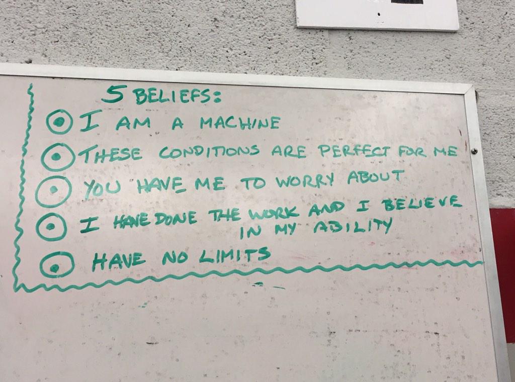 This is the mindset that wins.