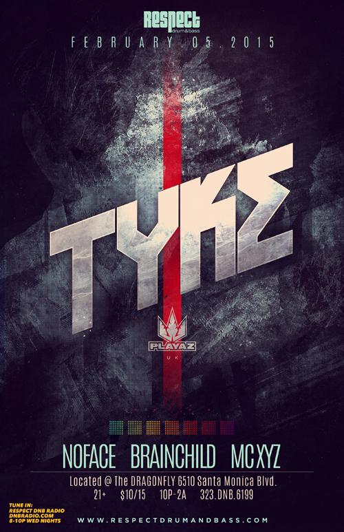 RespectClub's tweet photo. #LosAngeles #DnB #Drumandbass #TONITE : @TykeMusic + @NOFACEDJ #djBrainchild #mcJtec http://t.co/p5fx8X6FZ4