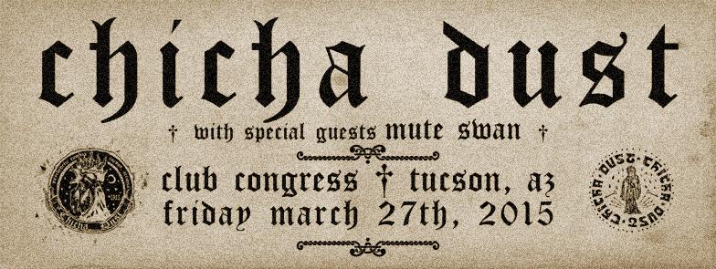 ChichaDust's tweet image. ♬ Friday, March 27th @clubcongress with special guests Mute Swan #concert #Tucson ticketfly.com/purchase/event…