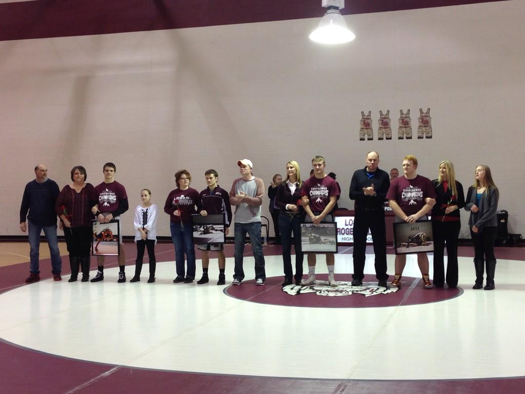 nmwisdom09's tweet photo. Congratulations to our @LR_Wrestling seniors!!! http://t.co/lHzavqcqDs