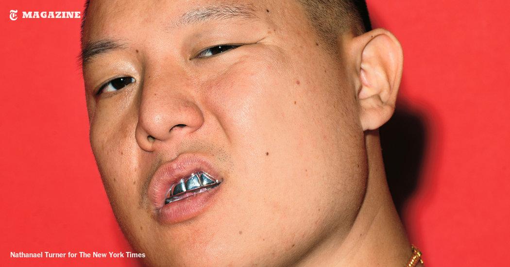 figliolia's tweet photo. “@nytimes: Eddie Huang tries to take his brand of Asian-American anarchism to the mainstream http://t.co/rPBzHo1FZ7 http://t.co/EBkSKainbW”