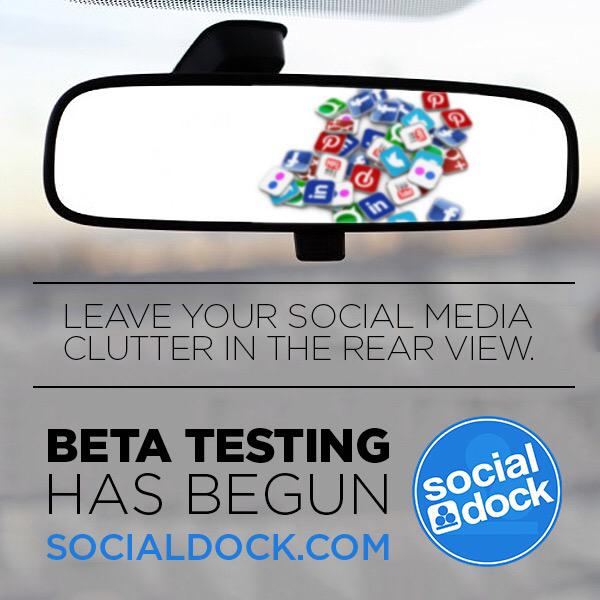 Social_Dock's tweet photo. Forget the #socialmedia clutter. Sign up for #socialdock today and be a beta tester! http://t.co/t2Fa11BLIH http://t.co/sacvTtYhxM