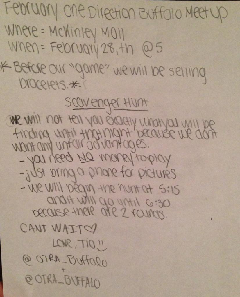 OTRABuffalo's tweet photo. you got the retweets!!! HERES THE NEWS:) http://t.co/8JFy3mBXli
