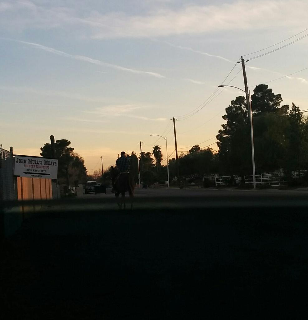 ShopLocalVegas's tweet image. It's Tri-Tip Tuesday at John Mull's Meats Road Kill Grill #Vegas  do you see the cowboy in this picture?