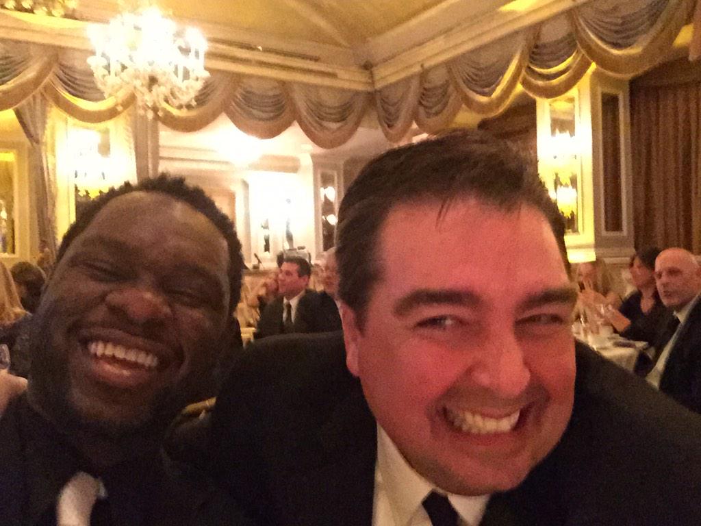 Fxpowers's tweet photo. My fav @DudnykHealth moment, @walewonder being inducted into the Medical Ad HOF #culturematters #futurefamer #boom http://t.co/VW5LWtOVul