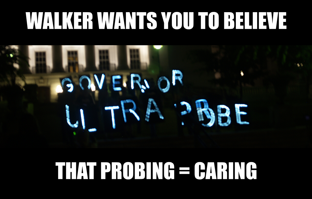 OLBLightBrigade's tweet image. #WIbudget #SaveOurSystem To probe is to care. That is security in the state of WI...