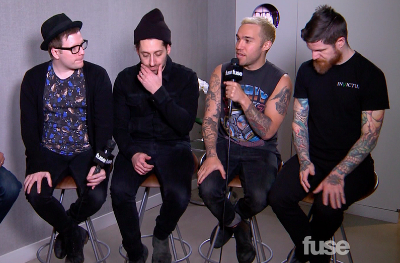 fusetv's tweet photo. A new #FuseTop20 with special guests @falloutboy is just 5 tiny minutes away—here's a preview: http://t.co/2gBthN7FeN http://t.co/sLGn0R9Vr1