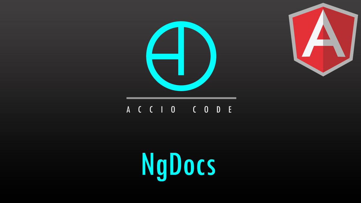 Accio_Code's tweet image. Latest tutorial video for #AngularJS. Documenting with #ngDocs.
youtube.com/watch?v=e31elK…
#Tutorial  #Grunt #JavaScript