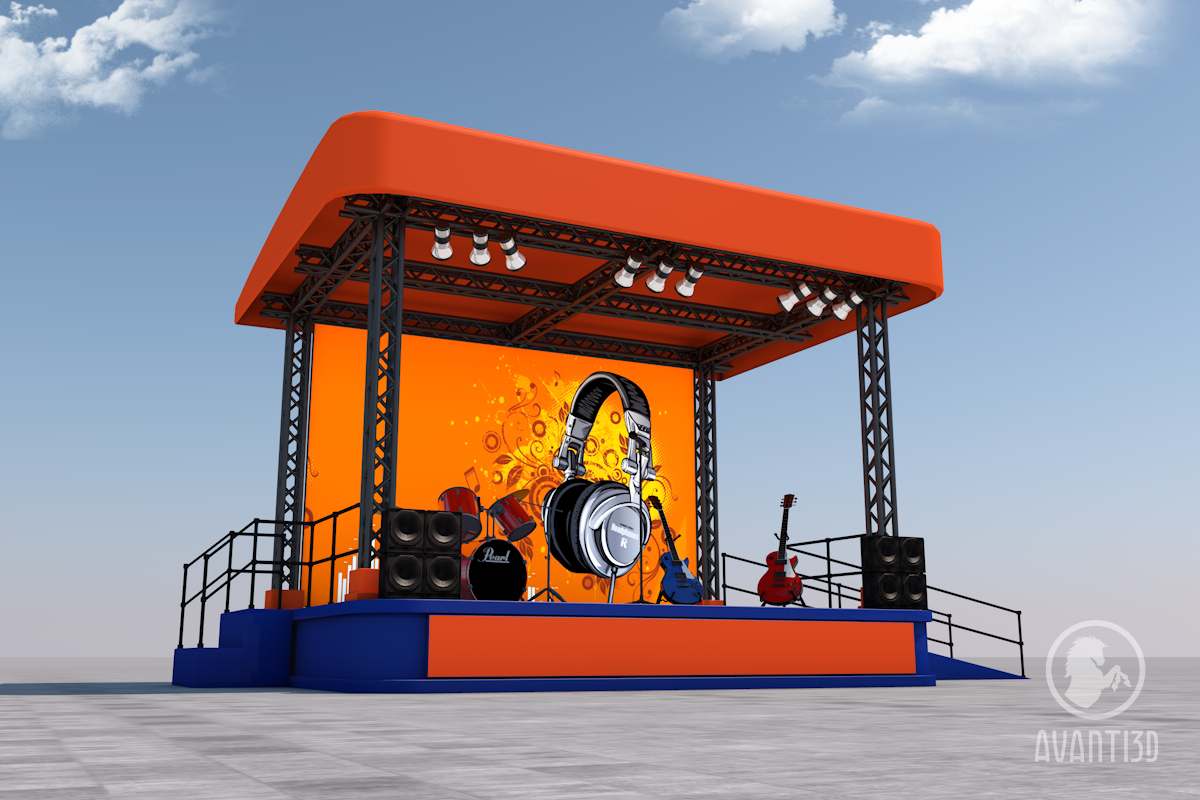avanti3Ddesigns's tweet photo. Project: Concert stage for kids.  Client: Cultural events company from Brasil. #3Dstage #3Dstuff #3Dinstruments http://t.co/povN2rJpe8