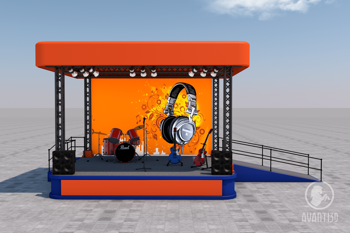 avanti3Ddesigns's tweet photo. Project: Concert stage for kids.  Client: Cultural events company from Brasil. #3Dstage #3Dstuff #3Dinstruments http://t.co/povN2rJpe8