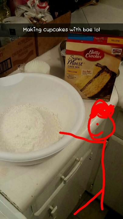 _alleynicole's tweet image. The things I do when I'm alone, lazy to go to the store, bored, and want sweets lol! #checkbaetho #IGotProblems 😂😜