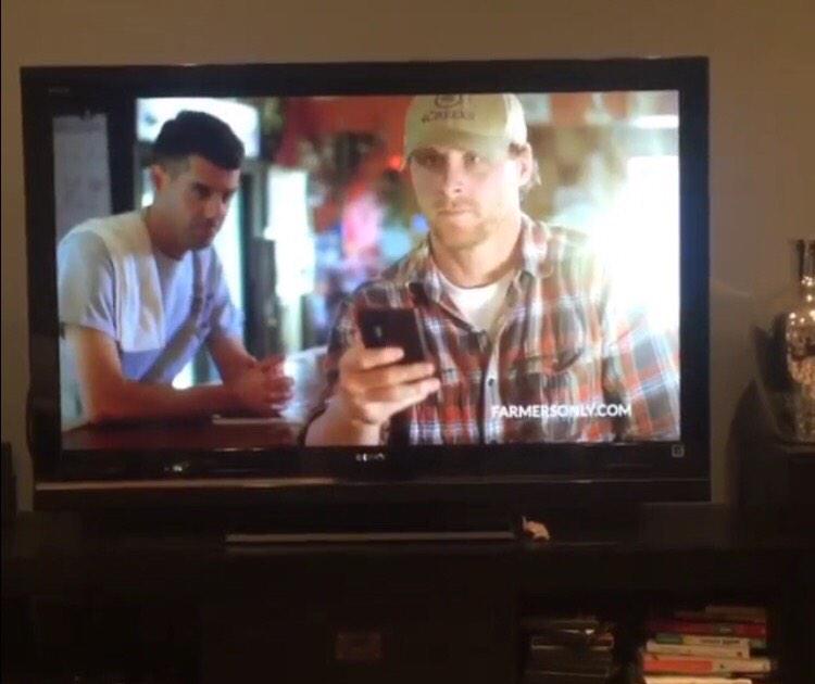 Ladies, you can find me and my buddy <a href="/SamHuntMusic/">Sam Hunt</a> just hangin at the bar on our most recent Farmers Only commercial