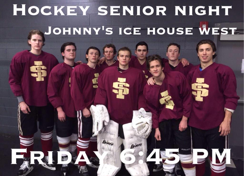 SICPHockey's tweet photo. Tomorrow's what we've all been waiting for! Come out to support all the seniors! #SeniorNight http://t.co/FjyHwKleL2