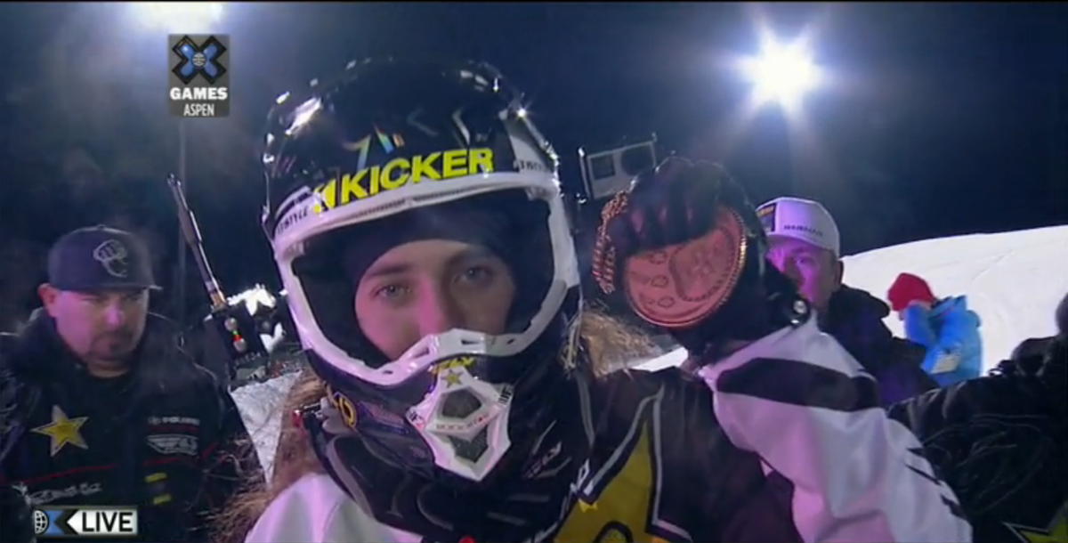 XGames's tweet photo. Another gold for Mr. Moore! #XGames http://t.co/hpZQBmcQti