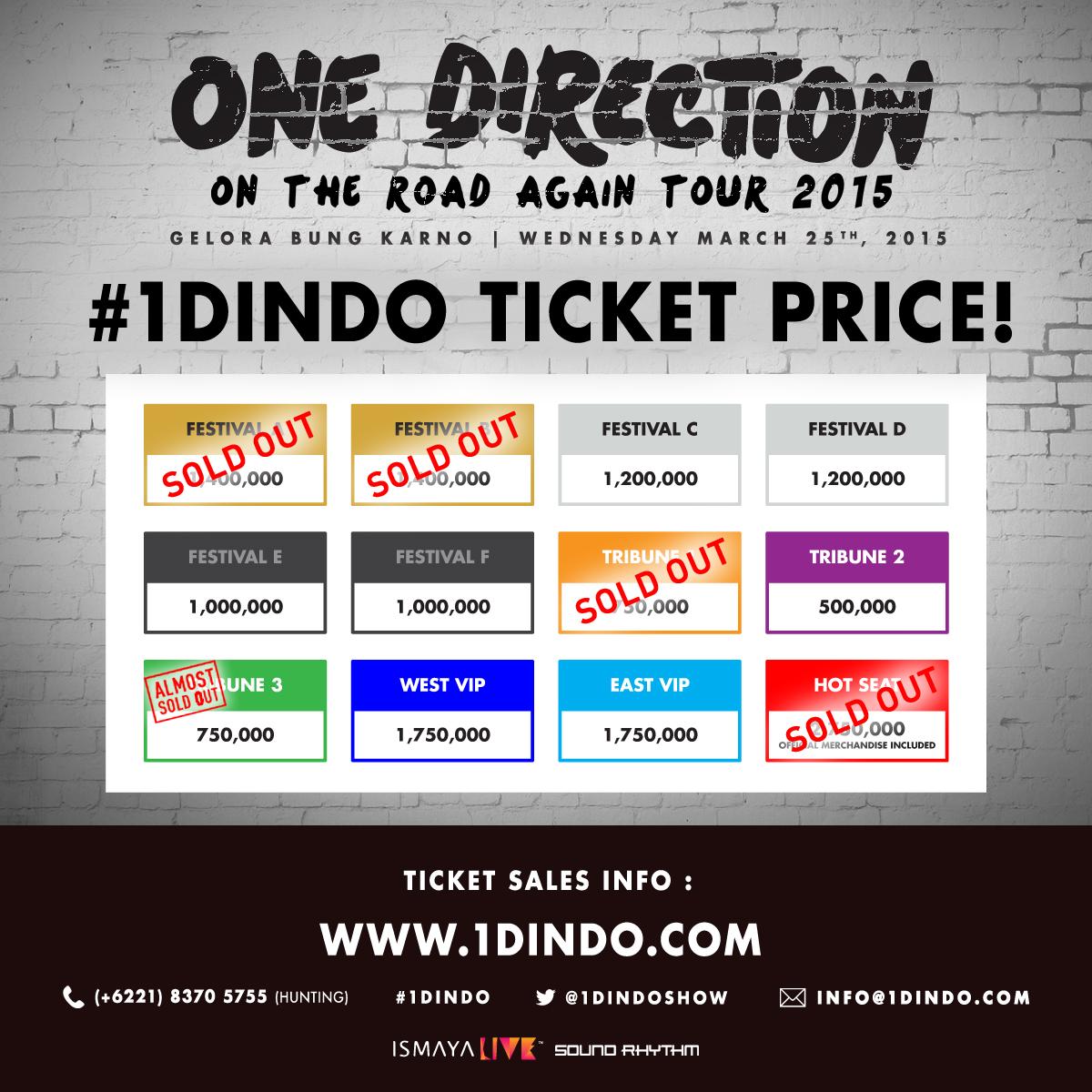 IsmayaLive's tweet photo. Buruan beli tiket #1DINDO kamu sebelum kehabisan! Tiket dapat dibeli secara online &amp; juga di official ticketbox kami http://t.co/merMO2L7R7