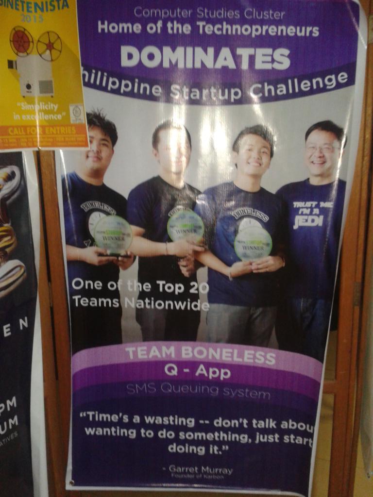 kianzerosix's tweet photo. congrats to us. hahaha @rrraffaelo @Ridx_07 :)) #startup #technopreneurs #psia #psc2014 http://t.co/cf8xgtlYg8
