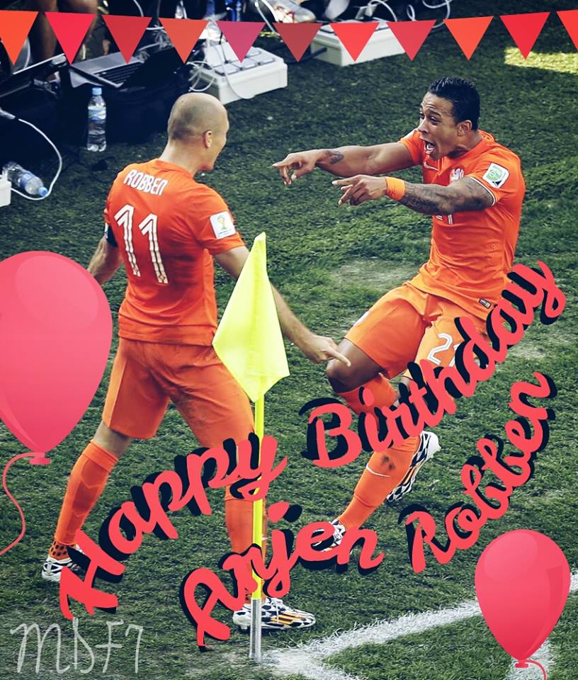 Happy birthday Arjen Robben! 