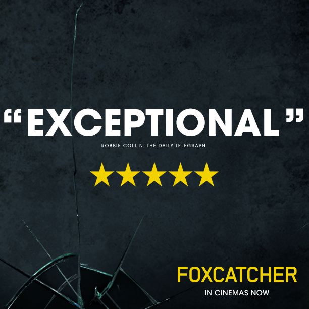 Experience the Oscar nominated #FOXCATCHER in cinemas now. bit.ly/1JgQQ95